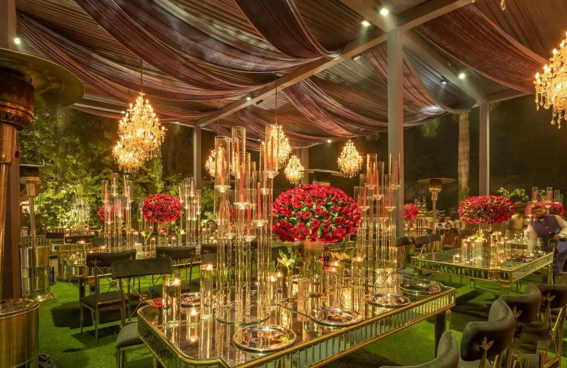Reception decor