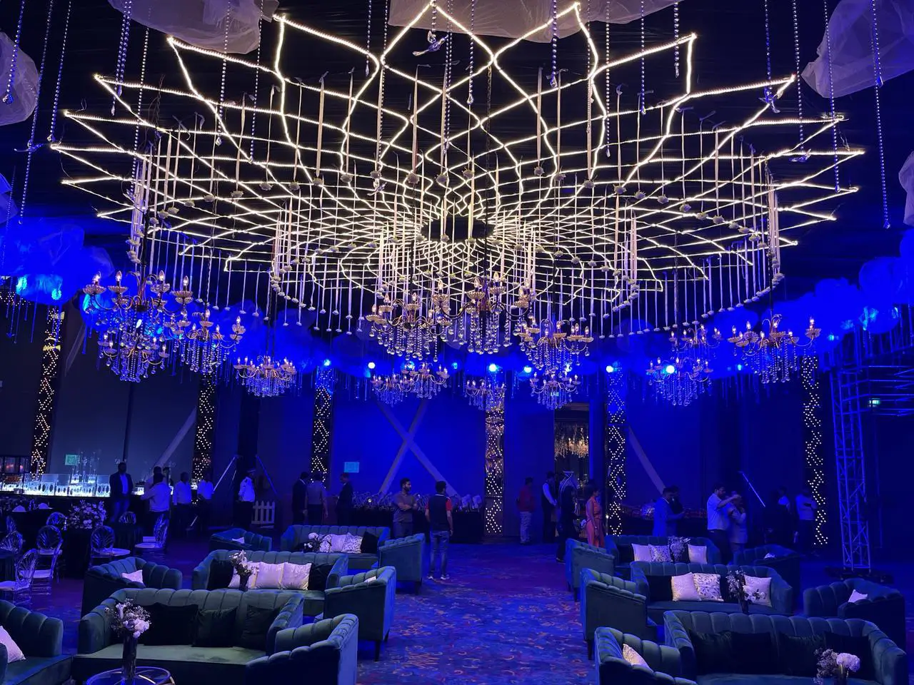 Corporate event lighting