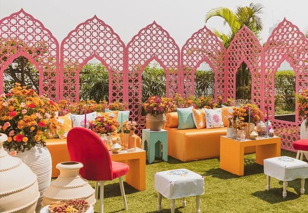 Wedding lounge decor